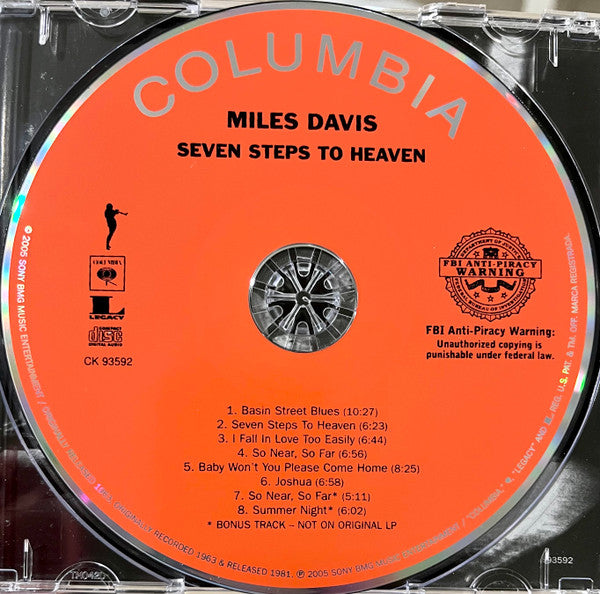 Miles Davis : Seven Steps To Heaven (CD, Album, RE, RM, Arv)