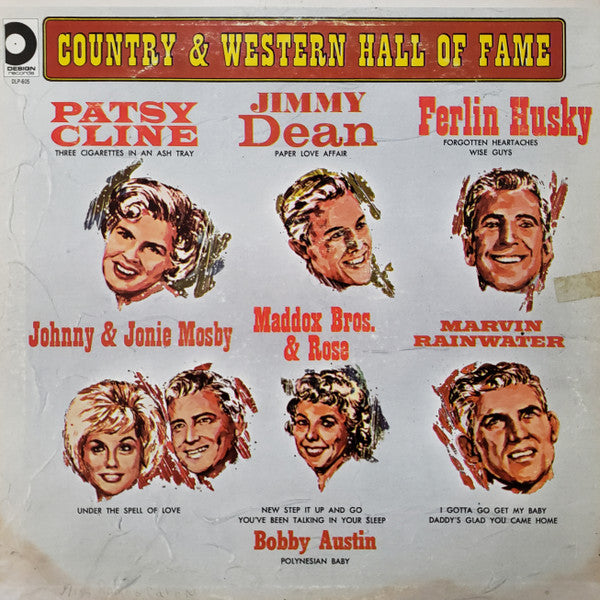 Various : Country & Western Hall Of Fame (LP, Comp, Mono)