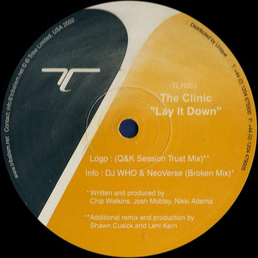 The Clinic : Lay It Down (12")