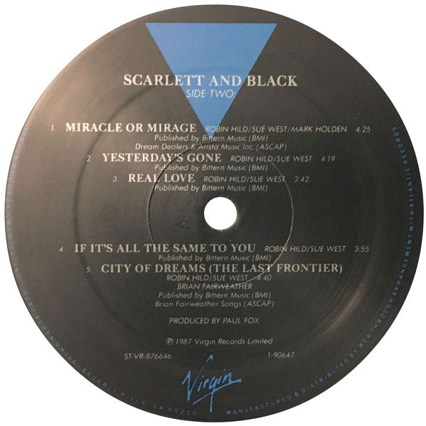 Scarlett And Black* : Scarlett And Black (LP, Album, All)