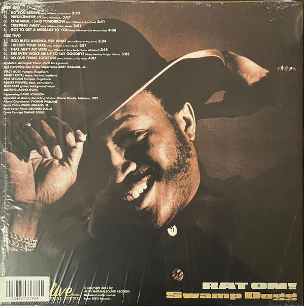 Swamp Dogg : Rat On! (LP, Album, Ltd, RE, Cle)
