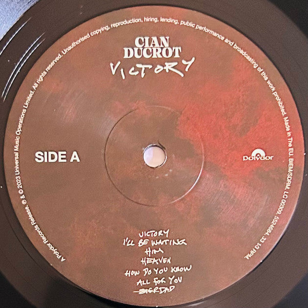 Cian Ducrot : Victory (LP, Album)