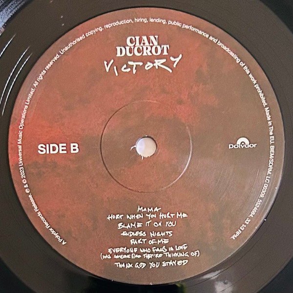 Cian Ducrot : Victory (LP, Album)
