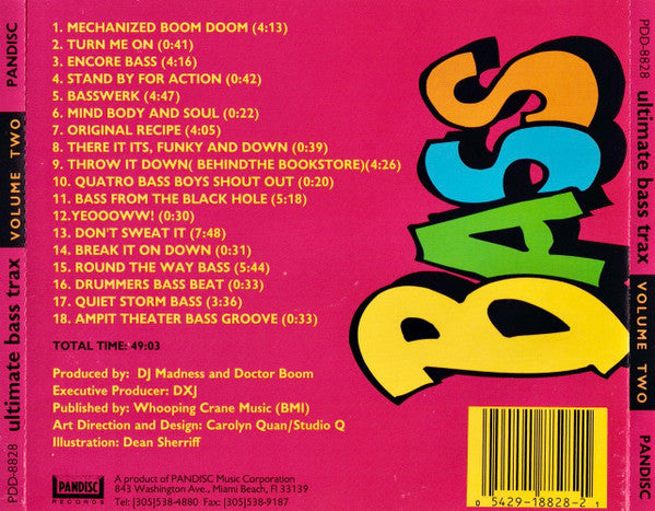 DJ Madness (2) : Ultimate Bass Trax - Volume Two (CD, Album)