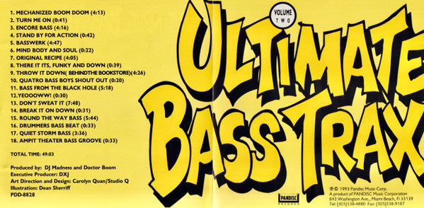 DJ Madness (2) : Ultimate Bass Trax - Volume Two (CD, Album)