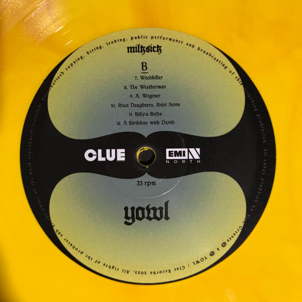 Yowl : Milksick (LP, Album, Ltd, Yel)