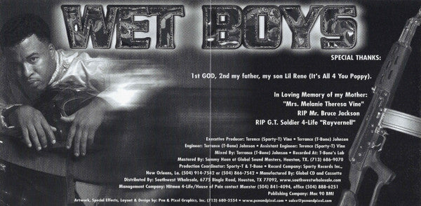 Wet Boys : 6 Ft. From Home (CD, Album)