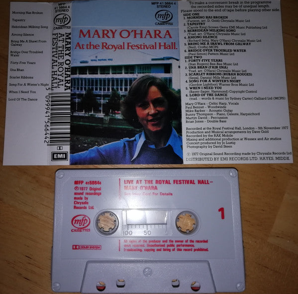 Mary O'Hara : Mary O'Hara At The Royal Festival Hall (Cass, Album, Dol)