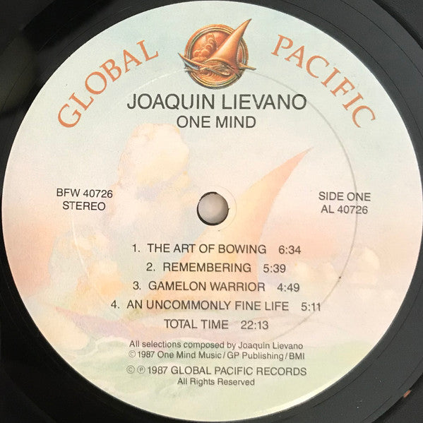 Joaquin Liévano : One Mind (LP, Album)