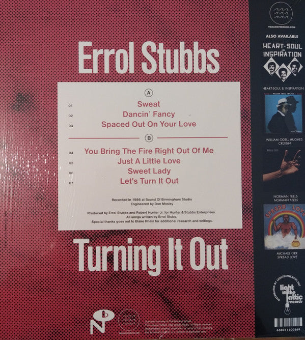Errol Stubbs : Turning It Out (LP, Album)