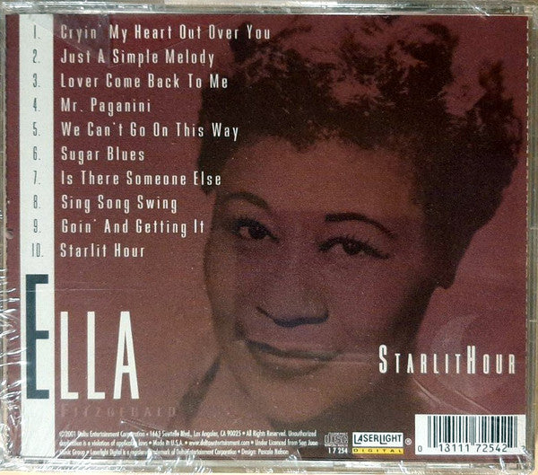 Ella Fitzgerald : 	Starlit Hour (CD, Comp)