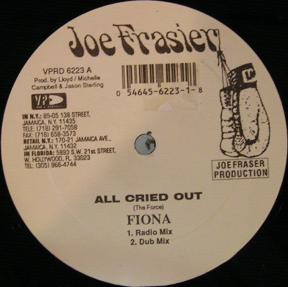 Fiona (5) : All Cried Out (12")