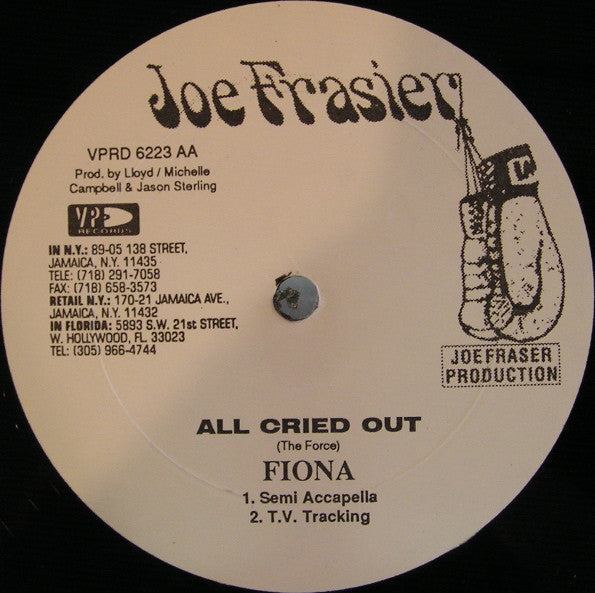 Fiona (5) : All Cried Out (12")