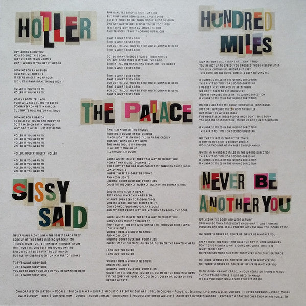 The Watson Twins : Holler (LP, Album)
