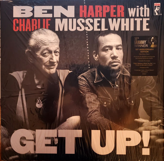 Ben Harper With  Charlie Musselwhite : Get Up!  (LP, Album, 10t)
