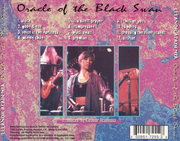 Eleanor Academia : Oracle Of The Black Swan (CD, Album)