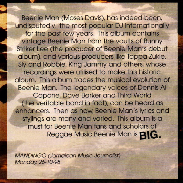Beenie Man : Big (CD, Comp)
