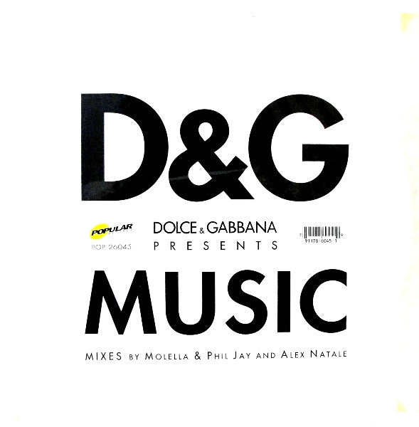Dolce & Gabbana : Music (12", Ltd, Whi)