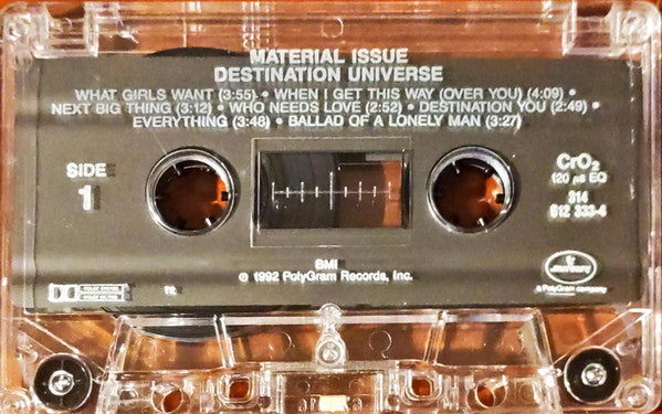 Material Issue : Destination Universe (Cass, Album, 72,)