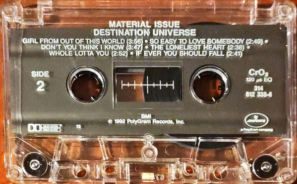 Material Issue : Destination Universe (Cass, Album, 72,)