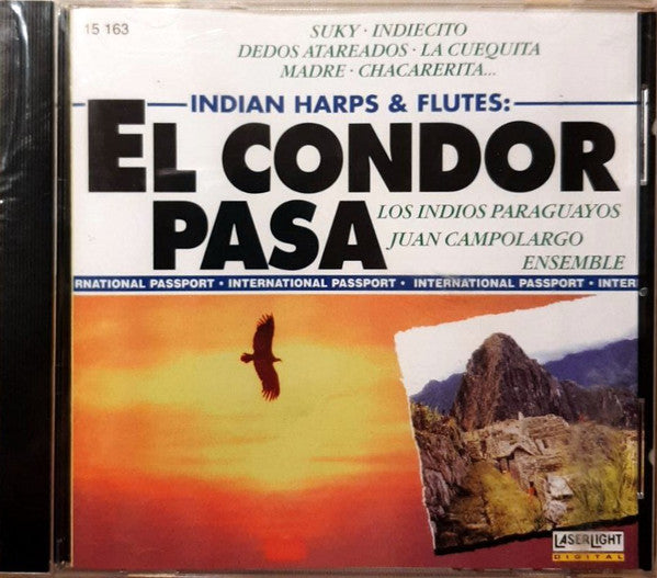 Various, Juan Campolargo, Los Indios Paraguayos*, Los Craneos : El Condor Pasa: Indian Harps & Flutes (CD, Album)