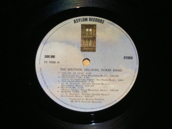The Souther-Hillman-Furay Band : The Souther-Hillman-Furay Band (LP, Album, Spe)