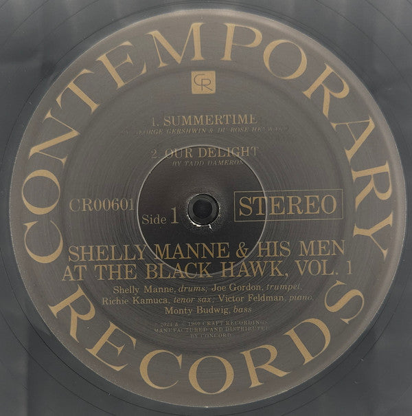Shelly Manne & His Men : At The Black Hawk Vol. 1 (LP, Album, RE, 180)
