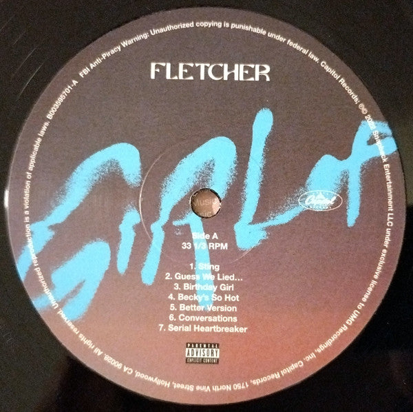 Fletcher (19) : Girl Of My Dreams (LP, Album)