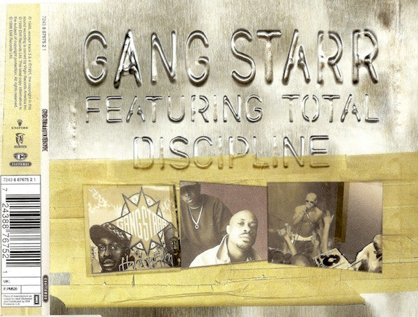 Gang Starr Featuring Total : Discipline (CD, Maxi)