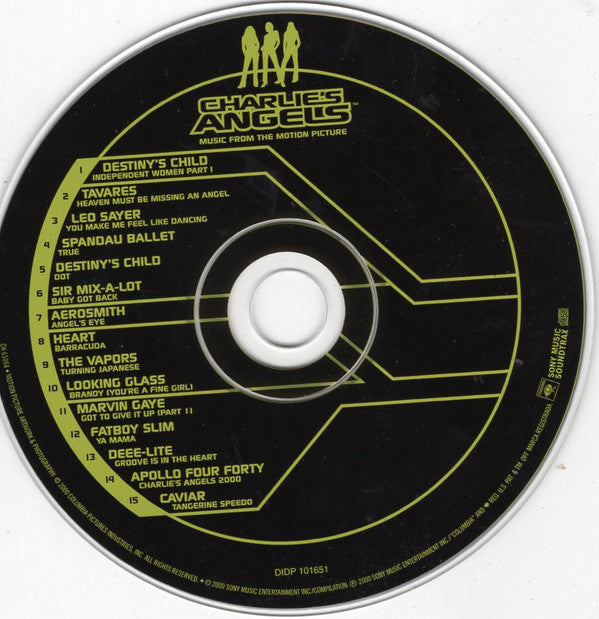 Various : Charlie's Angels (Music From The Motion Picture) (CD, Comp, Club, BMG)