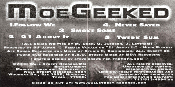 Moe Geeked : The Nickel Sack (CD)