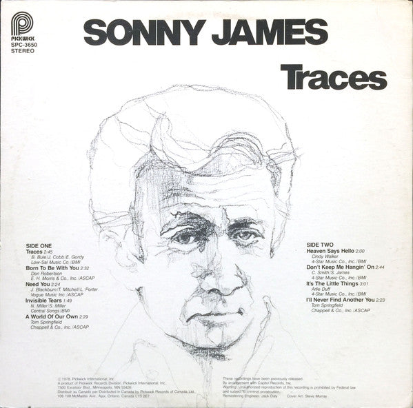 Sonny James : Traces (LP, Comp)