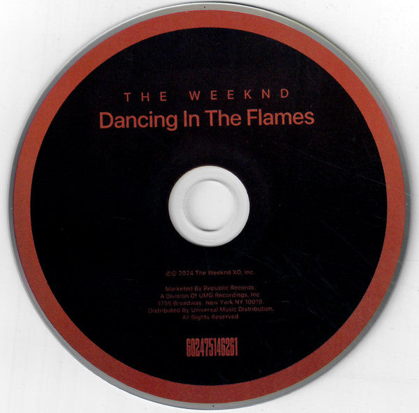 The Weeknd : Dancing In The Flames (CD, Single)