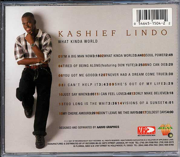 Kashief Lindo : What Kinda World (CD, Album)