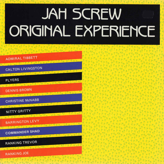 Various : Jah Screw Original Experience (LP, Comp)