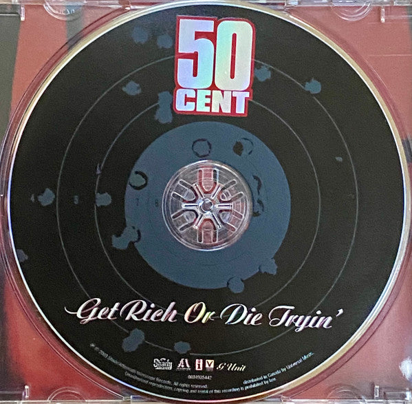 50 Cent : Get Rich Or Die Tryin' (CD, Album, RE)