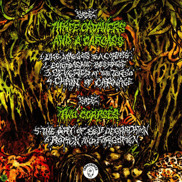 Haggus : Three Cadavers, Two Corpses And A Carcass (7", EP, Gre)