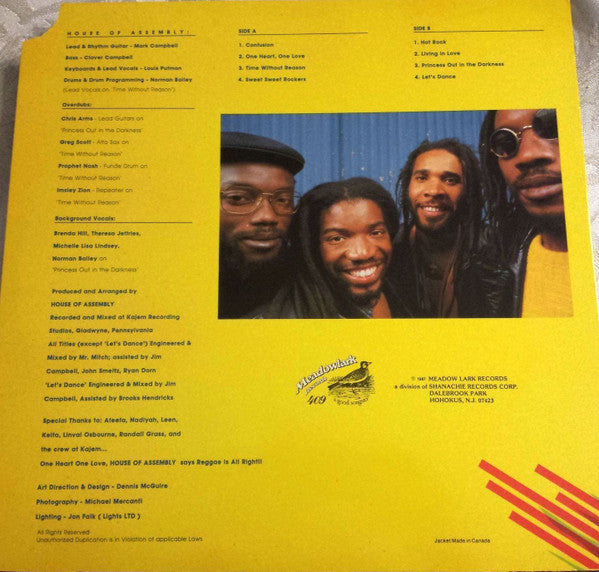 House Of Assembly : Confusion (LP, Album)