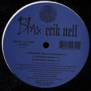 Blax (2) And Erik Nell : Eclipse / Hot Sh*t (12", Promo)
