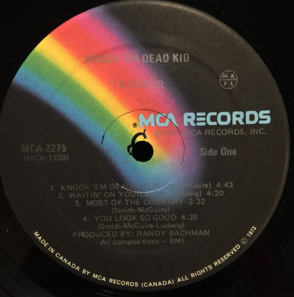 Trooper (4) : Knock 'Em Dead Kid (LP, Album)
