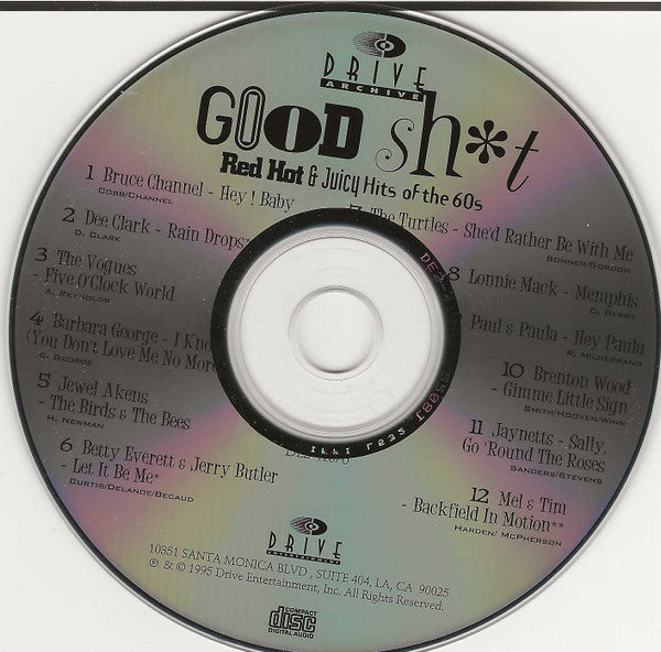 Various : Good Sh*t Red Hot & Juicy Hits Of The 60s Volume Two (CD, Comp, RE)