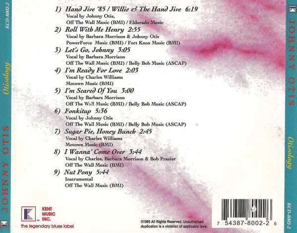 Johnny Otis : Otisology (CD, Album, RP)