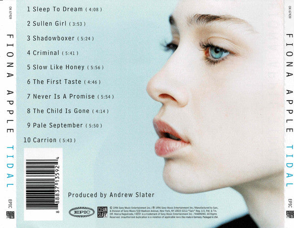 Fiona Apple : Tidal (CD, Album, RE)