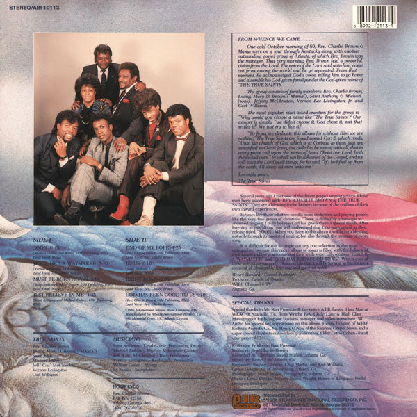 Rev. Charlie Brown & The True Saints : Soon (LP, Album)