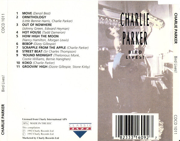 Charlie Parker : Bird Lives! (CD, Comp)