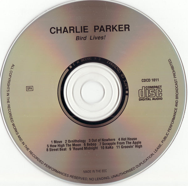 Charlie Parker : Bird Lives! (CD, Comp)