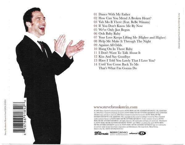 Steve Brookstein : Heart & Soul (CD, Album, Enh)