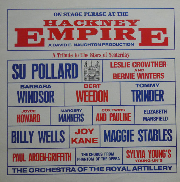 Various : On Stage Please At The Hackney Empire (A Tribute To The Stars Of Yesterday) (LP)
