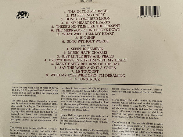 Henry Hall & His Orchestra : A Tribute To Henry Hall  (LP, Album)