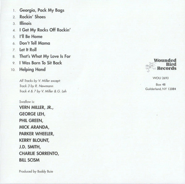Swallow (10) : Swallow (CD, Album, RE)